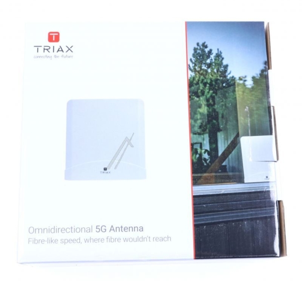 O5A 06W 109602 OMNIDIREKTIONALE ANNTENNE FÜR 4G/ 5G EMPFANG,  VERSTÄRKUNG 4-6 DB,  ANSCHLUSSKABEL WEIß