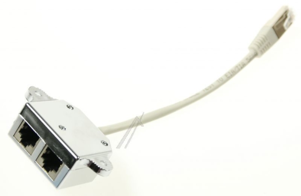 ISDN/ LAN CAT5E PATCHKABEL-ADAPTER,  RJ45 STEKER /  2X RJ45 STEKER