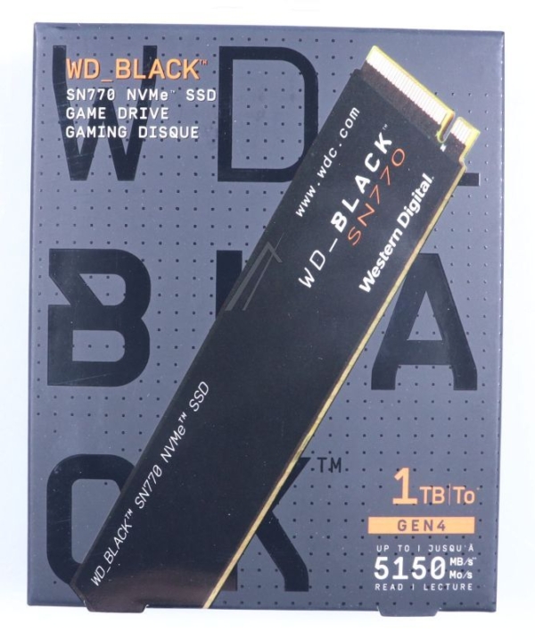 WD BLACK™ WDS100T3X0E 1TB M.2/ SN770 NVME SSD-FESTPLATTE