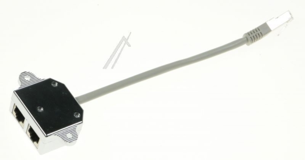 ISDN/ ISDN CAT5E PATCHKABEL-ADAPTER,  RJ45 STEKER /  2X RJ45 CONTRA