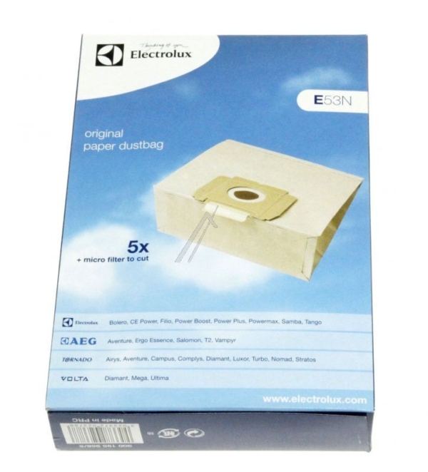 E53N 9001959585 E53N 5 DUST BAGS 1MCF 1MF