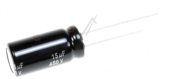 15UF-450V EEUEE2W150 ELCO RADIAAL 105° 12,5X25MM. RM=5,0MM. -ROHS-