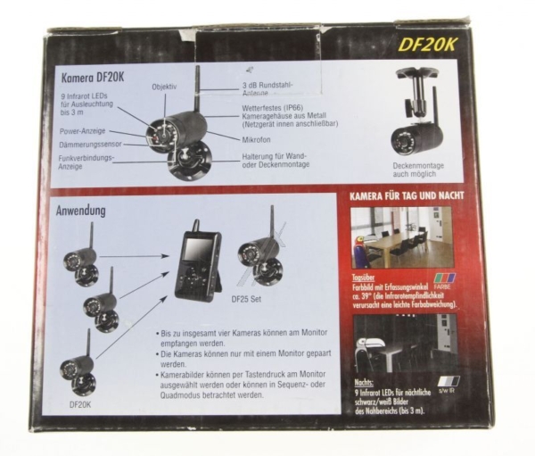 DF20K DRAADLOZE CAMERA VOOR DF25ASET