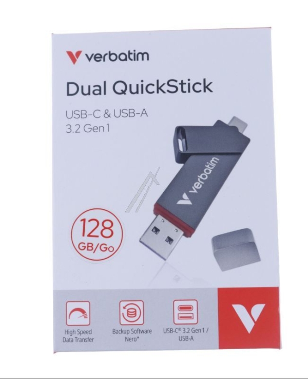 32040 geschikt voor DUAL QUICKSTICK USB-A /  USB-C 3.2 GEN1 128GB
