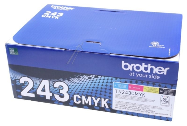TN-243CMYK TONERCASSETTE MULTIPACK,  CMYK ELK 1K