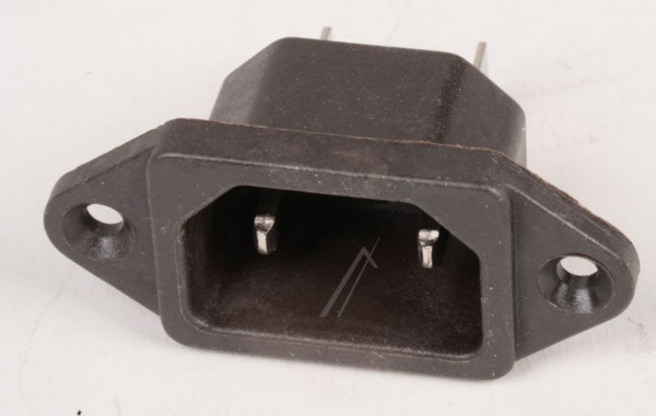 SPP0000389 CONNECT. 2 WAY IEC320 WHIT SCR.