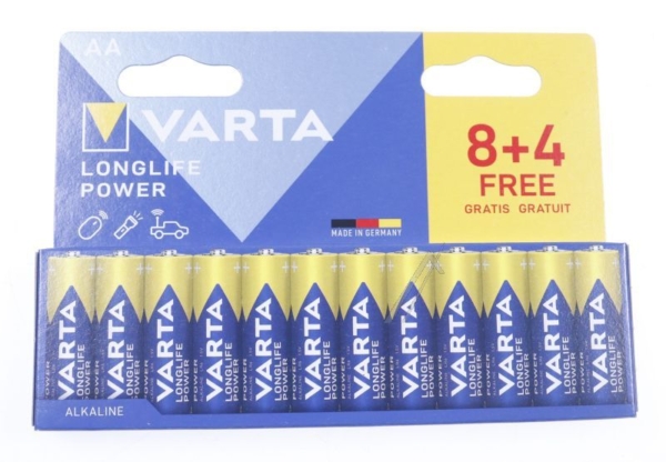 LR6 4906121772 1,5V ALKALINE MIGNON geschikt voor VARTA 12 PACK BLISTER LONGLIFE POWER