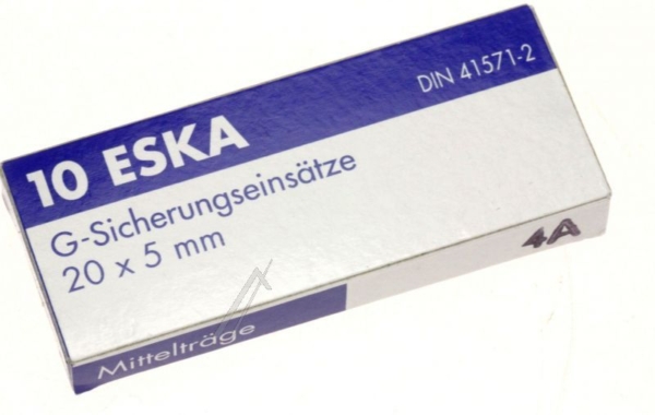 4,0A-M ZEKERING MIDDELTRAAG 5X20MM. INH:10 ST. ROHS-CONFORM